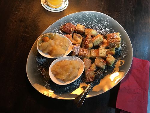 Kaiserschmarrn mit Apfelmus  at Bodhi in Augsburg