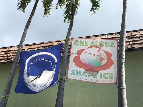 Signage at One Aloha in Kailua