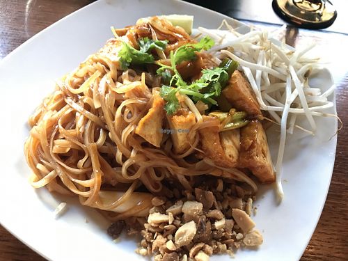 Vegan Pad Thai at Sab Lai Thai Kitchen in San Diego