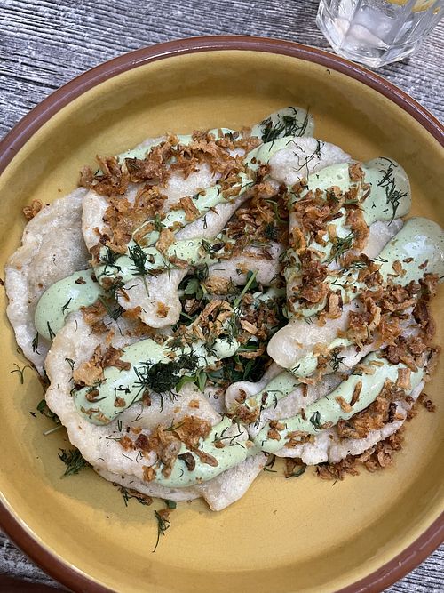 Handmade dumplings at Balance Bowl in Gzira