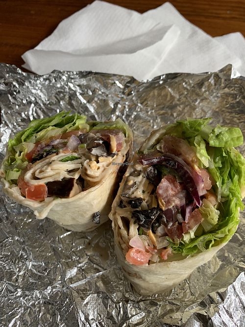 Capybara Wrap is mainly burger toppings inside a tortilla wrap. The kind of meal you forget what it tastes like, while you’re still eating it.  at Capybara in Ridgewood