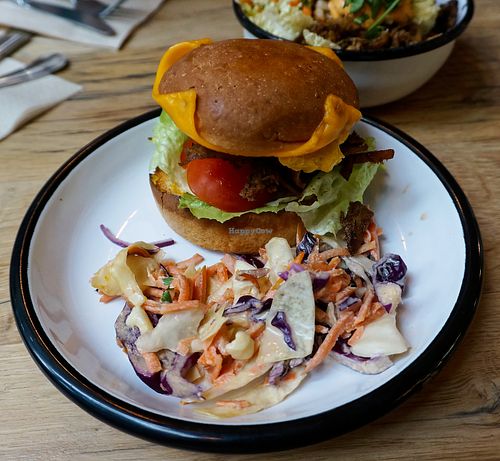 Big Wild Burger + Coleslaw at Wild & The Moon - Saint Honoré in Paris