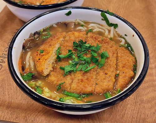 Katsu chicken ramen at Wild & The Moon - Saint Honoré in Paris