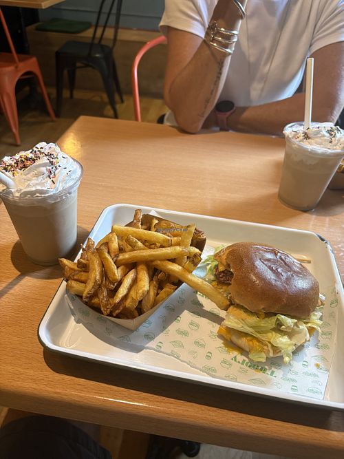 Burgers and shakes  at Theory (ex-BurgerTheory) in Paris