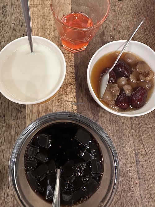 al the three dessert on the  menu  at Mang's Mania in Ho Chi Minh City