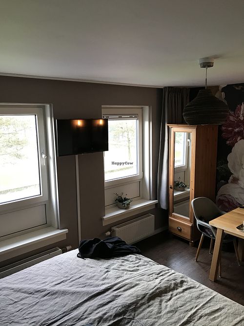 Lang en groot bed, 210cm lang at Villa La Vida in Egmond Aan Zee