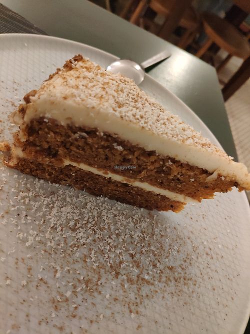 Carrot cake at La Teca Burger in Sabadell