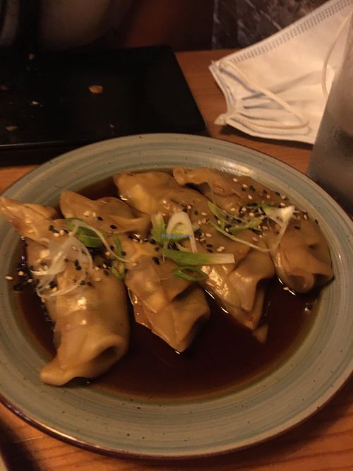 Gyozas  at Roots & Rolls in Barcelona