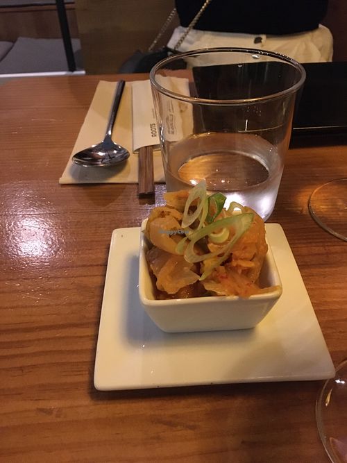 Kimchi  at Roots & Rolls in Barcelona