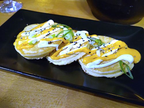 Japanese pancake at Roots & Rolls in Barcelona