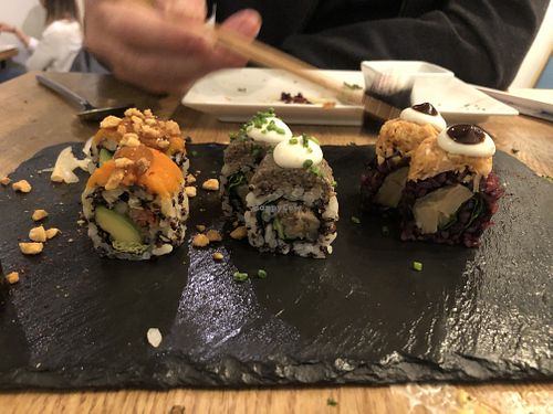 3 kinds - all great! ⭐️⭐️⭐️⭐️⭐️  at Roots & Rolls in Barcelona