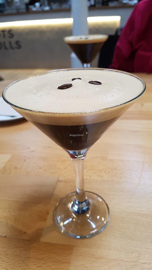 Coffee cocktail at Roots & Rolls in Barcelona
