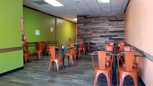 Dining area (apparently an annex) at ChickPeas Kitchen in Woodland