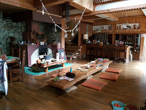 Living room at Dana Village in Nishiaizu