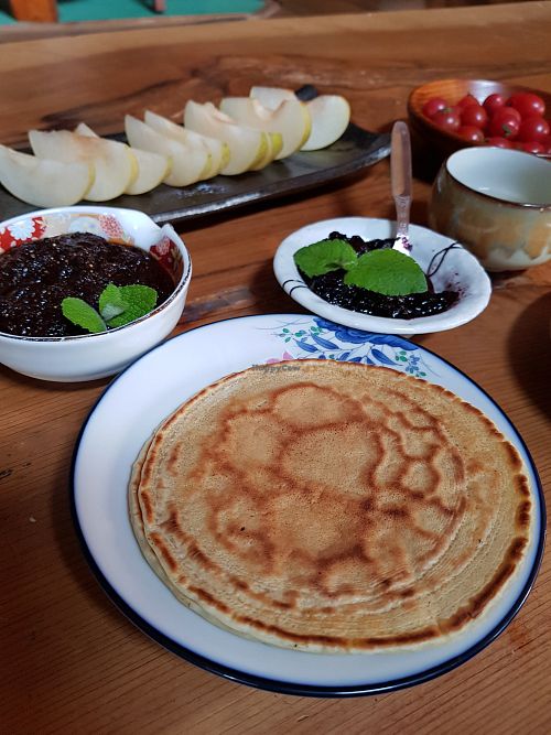 Breakfast at Dana Village in Nishiaizu