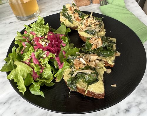 Avocado toast   at Terra in 