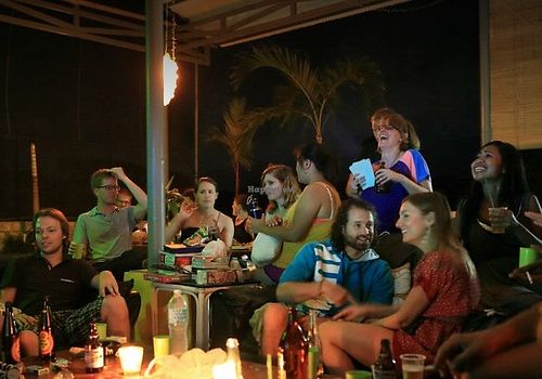 Harolds Rooftop Cafe at Harolds Mansion Hostel in Dumaguete