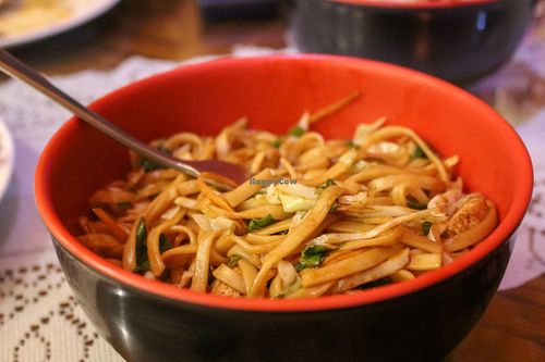noodles with tofu at Formosa Chinese Restaurant in Aqaba
