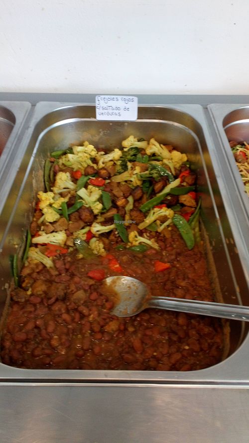 Fréjoles y verdura salteada at Loving Hut - Jiron Carabaya in Lima