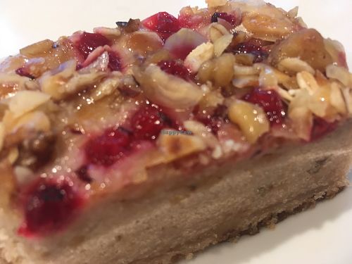 The banana pie (I will ask for vegan yoghurt on the side next time - a bit dry) at IKEA in Aalborg