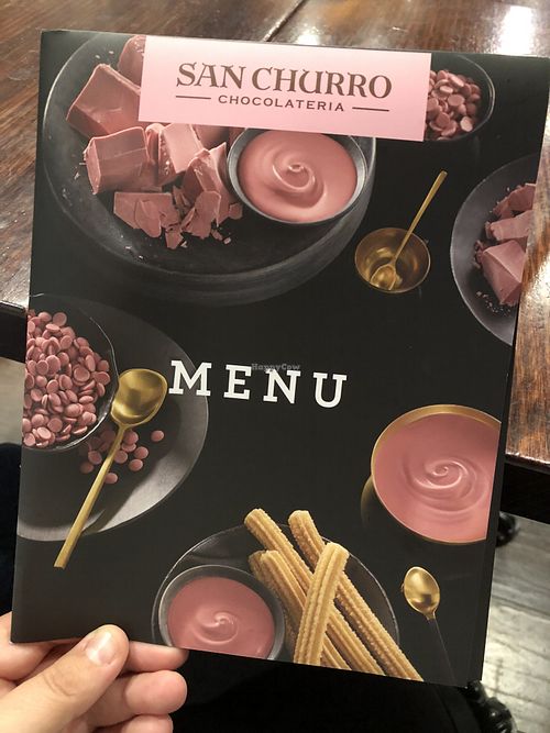 Menu at San Churro in Shailer Park