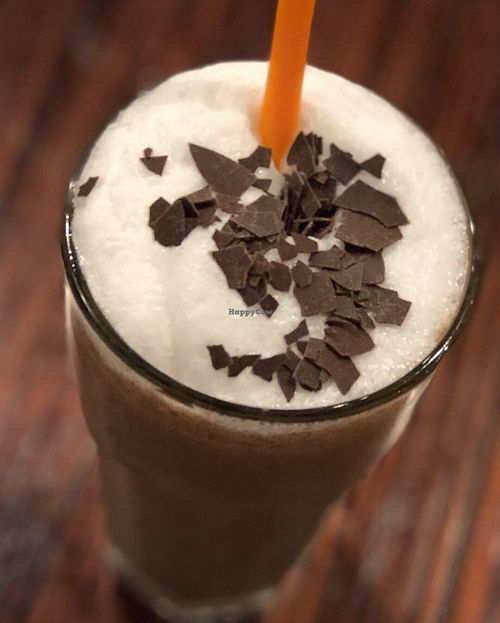 Choc Caramel Craving - Premium Shake with Almond Milk ❤️  at San Churro in Shailer Park