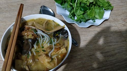 probably the best soup we had in Vietnam at Dieu Huong in A Luoi