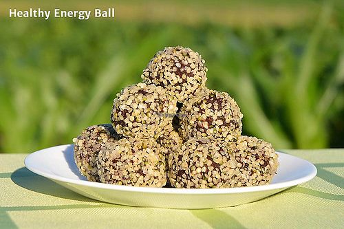 Healthy energy balls made with dates, nuts and seeds, no sugar added at Tivoni Vegan Kitchen & Bakery in Lancaster