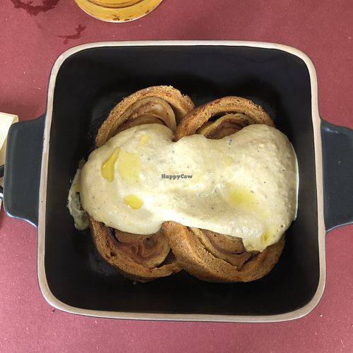 Roasted something 😂 I don’t remember if it is Seitan or soy  at Antica Casa Rava in Alessandria