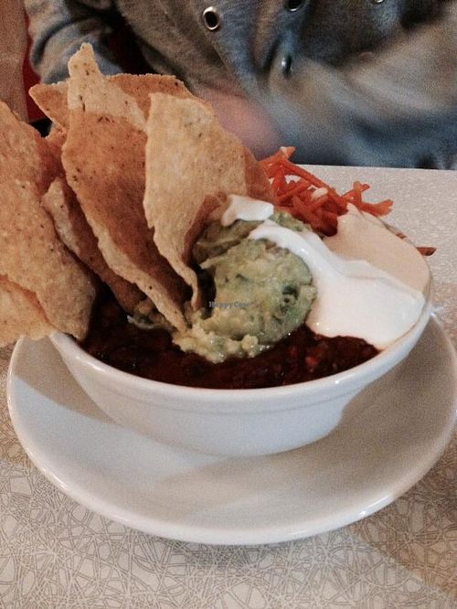 The Bowl of Chili! at Aux Vivres - St Laurent in Montreal