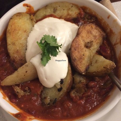 Chilli fries  at Aux Vivres - St Laurent in Montreal