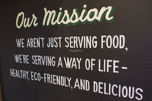 The ethics behind their message at Aux Vivres - St Laurent in Montreal