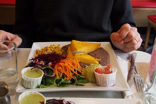 La Polenta - yummy! at Aux Vivres - St Laurent in Montreal