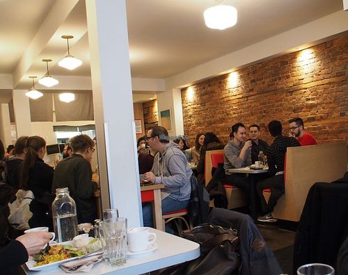 Weekend brunch  at Aux Vivres - St Laurent in Montreal