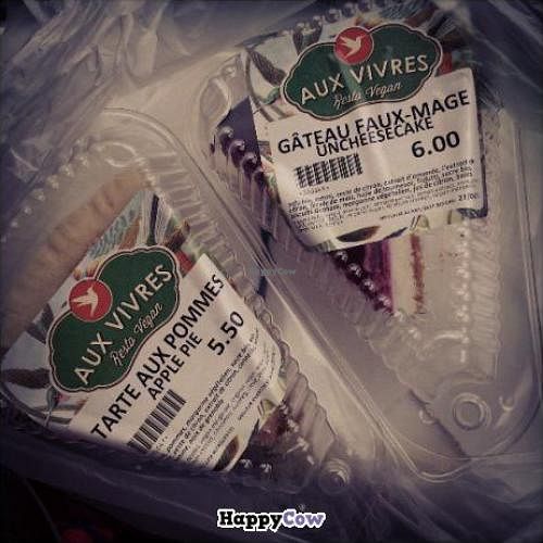 leurs meilleurs desserts! at Aux Vivres - St Laurent in Montreal