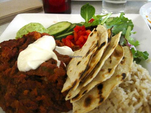 Fantastic Mexicali Plate at Aux Vivres - St Laurent in Montreal