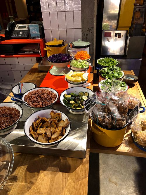 Plenty to choose from at Juice & Bowl in Tel Aviv