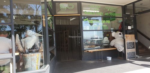 Outside at Apollo Bay Bakery in Apollo Bay