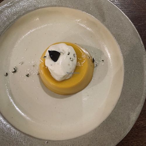 pumpkin mousse at Itadakizen Colline de Tara in Nagoya