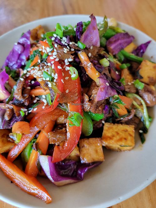 Tokyo bowl at I Am Vegan Babe in Canggu
