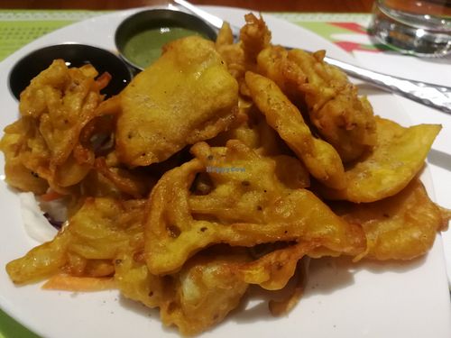 veg pakoda at Mayur Indian Kitchen in Taipei