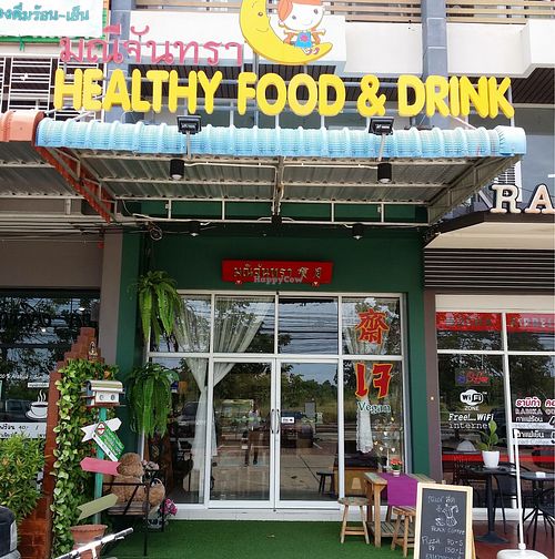 Maneechantra vegetarian food at Manichandra Healthy Food and Drink in Rayong