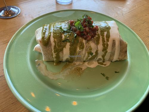 Vegan breakfast burrito   at Cafe Phoenix in Arcata