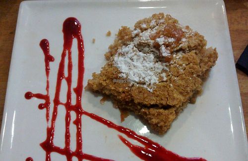 Crumble du jour (Vegan) at Veget'Halles in Paris