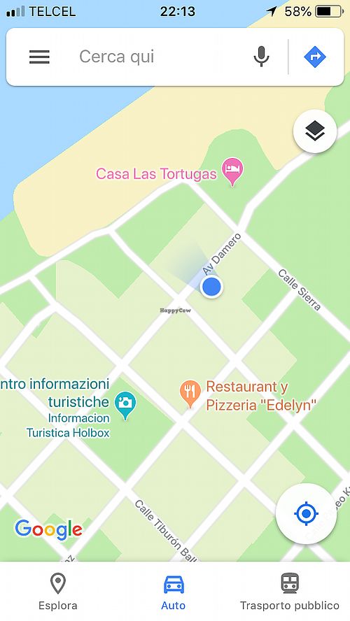 Location at Barba Negra in Holbox