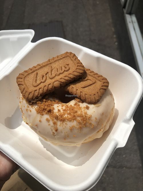 Vegan choices were a bit limited when I went, but they’re so delicious! at Glazed in Bournemouth