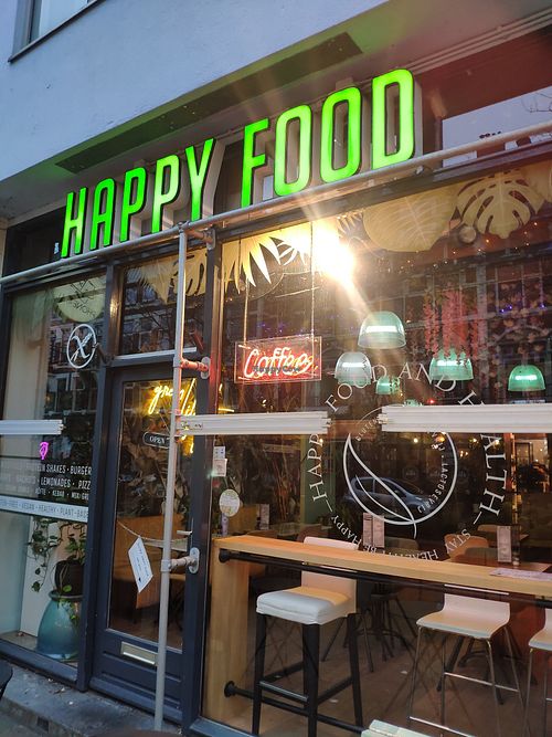 Entrance at Happy Food and Health  in Rotterdam