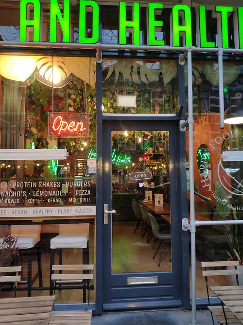 Entrance at Happy Food and Health  in Rotterdam