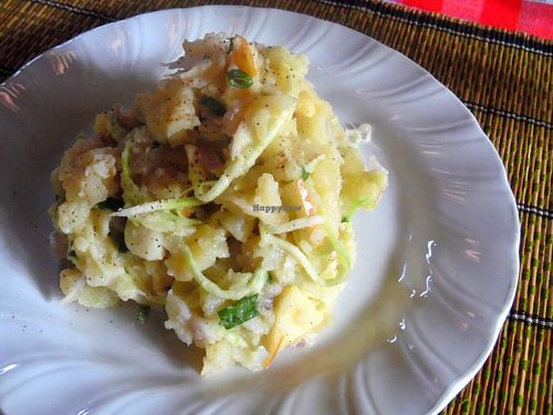 Potato salad at The Moon - Old Bagan in Bagan