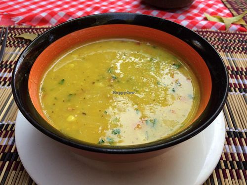 Lentil soup - a must try.  We had it everyday we went there :) at The Moon - Old Bagan in Bagan